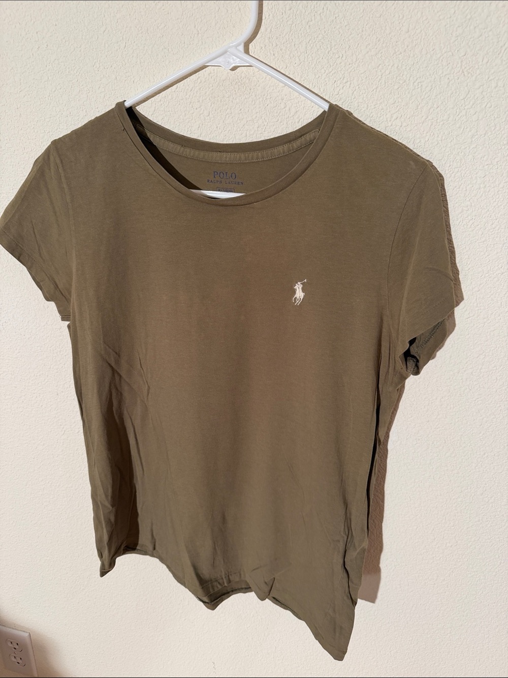 Polo by Ralph Lauren Olive Crewneck Short Sleeve Tee